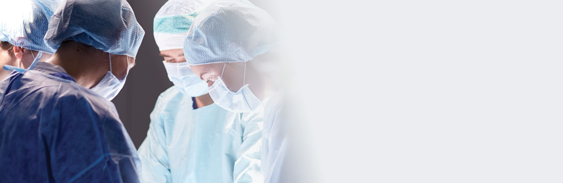 Surgical suite with orLED lighting