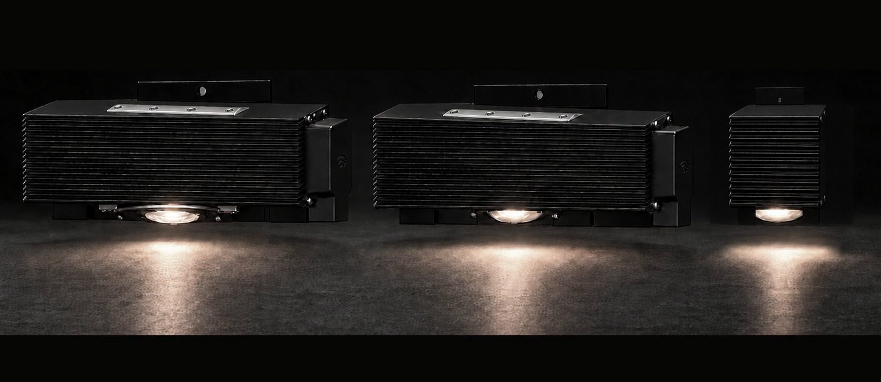 MTLx Pro, MTLx OG and MTLx Mini side by side on a tunnel wall